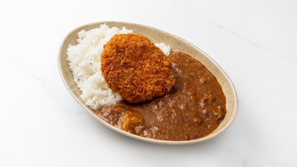 国産牛すじメンチカツカレー